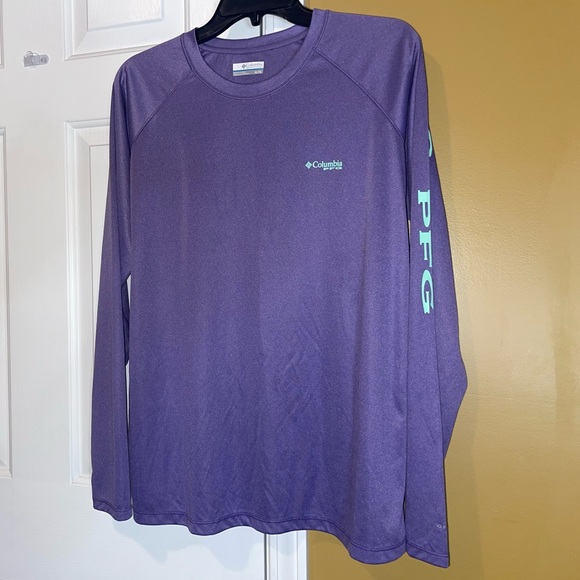 Columbia PFG Purple Long Sleeve Shirt - Picture 2 of 14